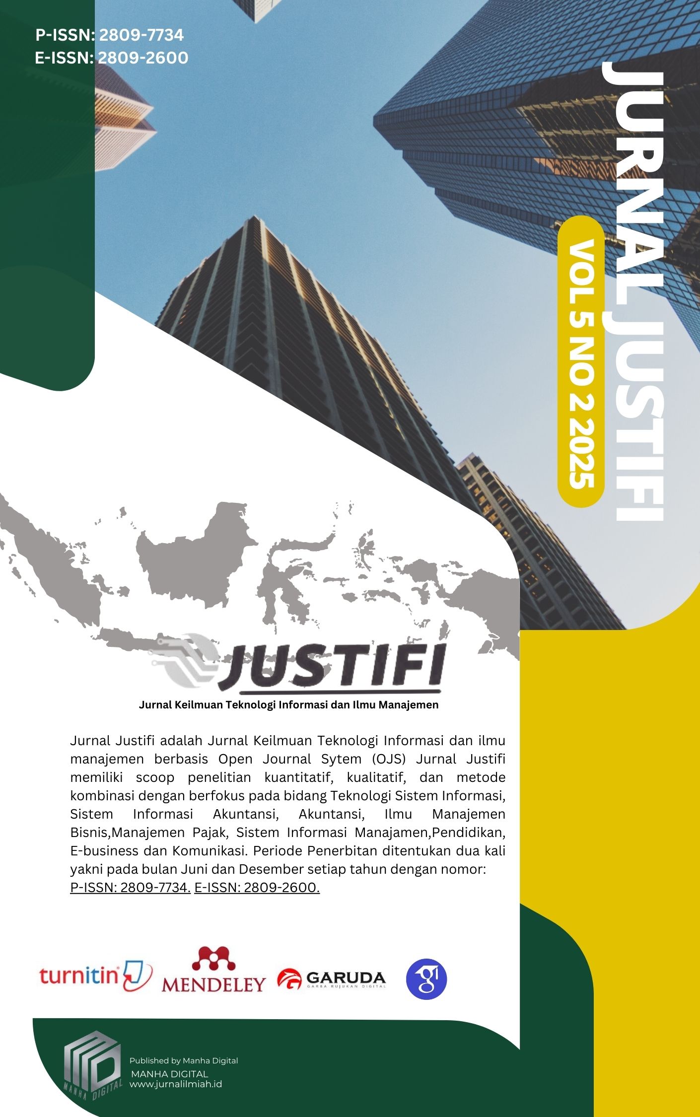 					View Vol. 5 No. 2 (2025): JURNAL JUSTIFI
				